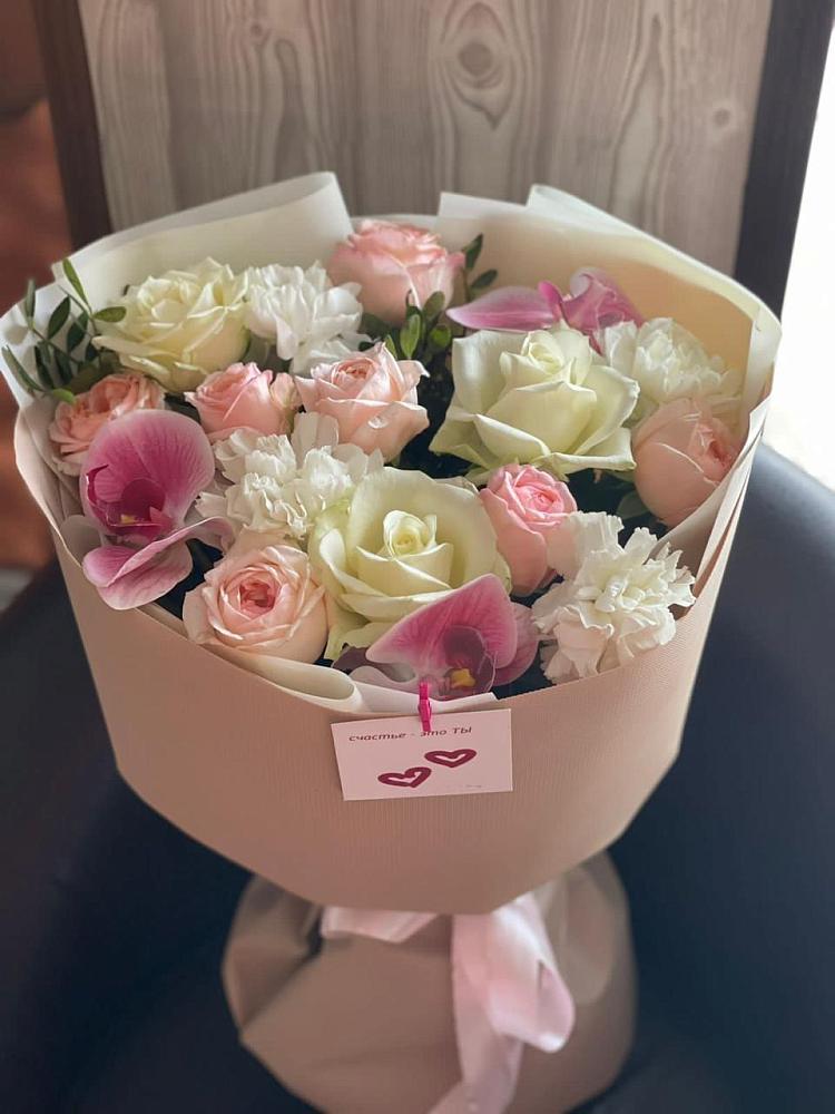 Букет цветов из: Орхидеи, Розы и Гвоздики в Судаке