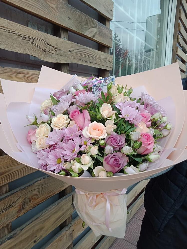 Букет цветов из: Розы и Хризантемы в Судаке