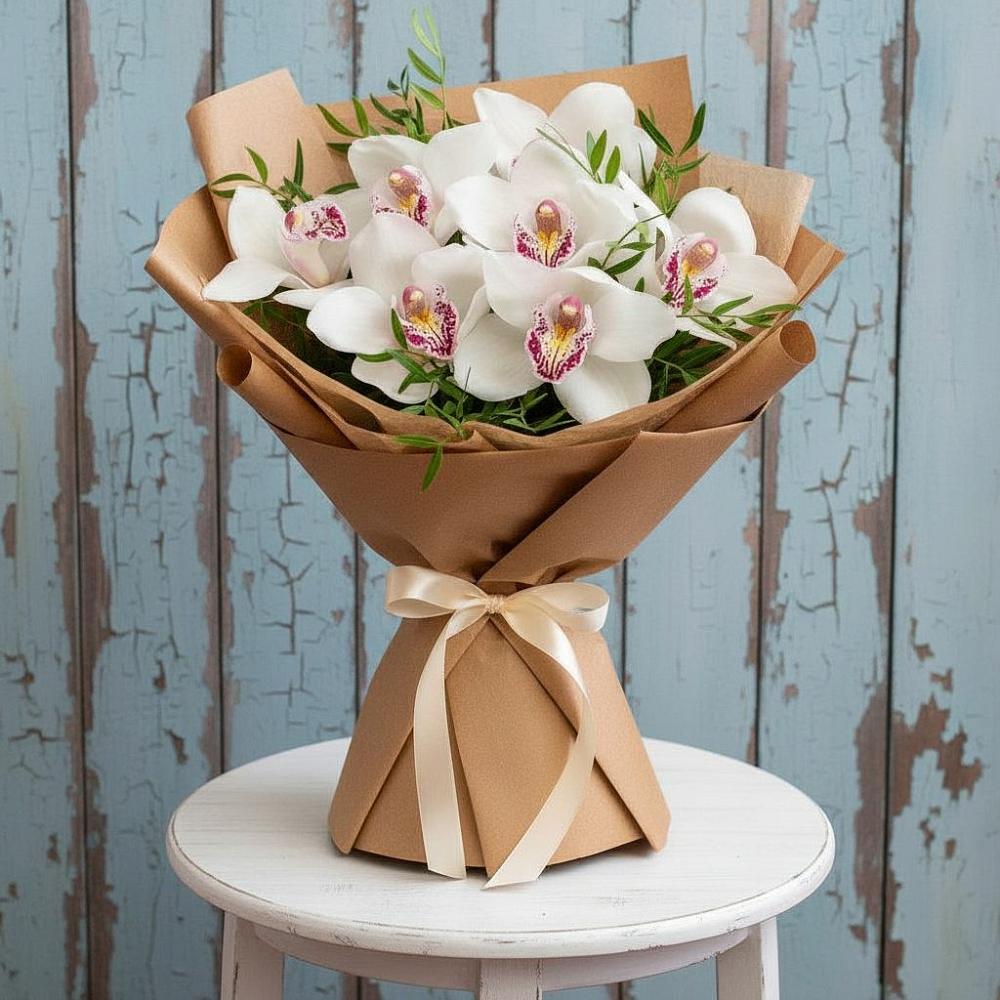 Букет цветов из: Орхидеи и Розы в Судаке