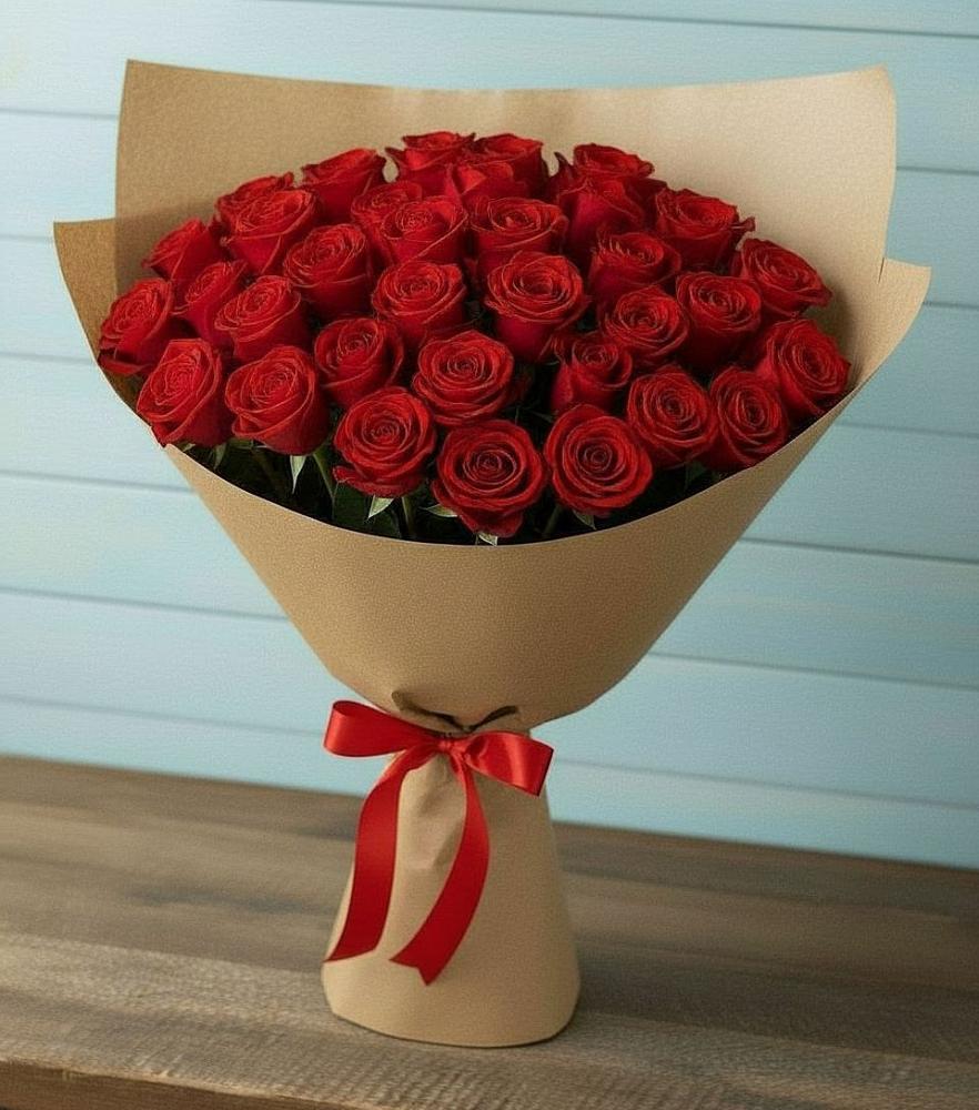 Букет Красные розы Милано в Судаке