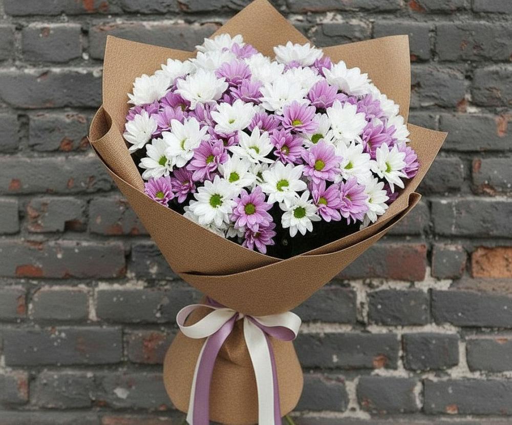 Букет цветов из: Хризантемы в Судаке