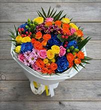 Букет цветов из:  Розы и Хризантемы в Судаке