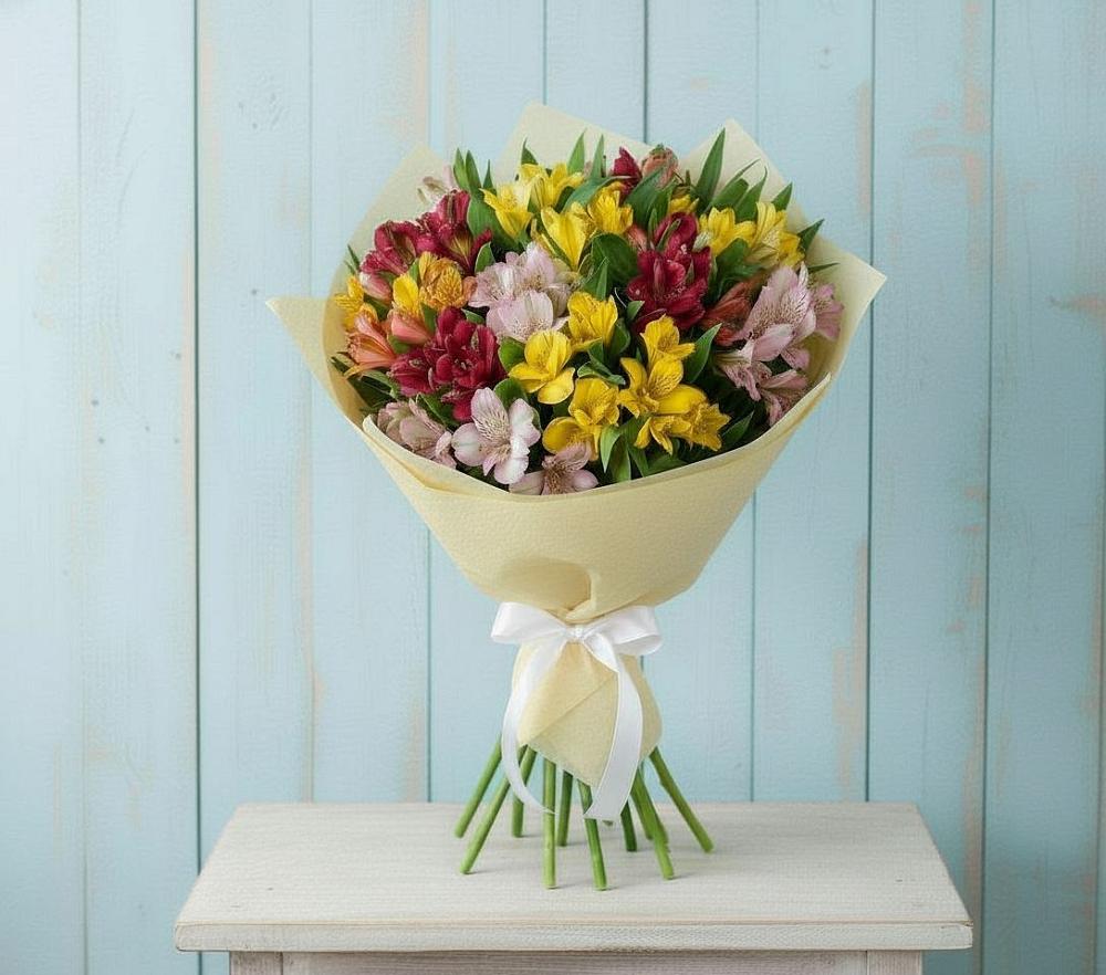 Букет цветов из: Альстромерии в Судаке
