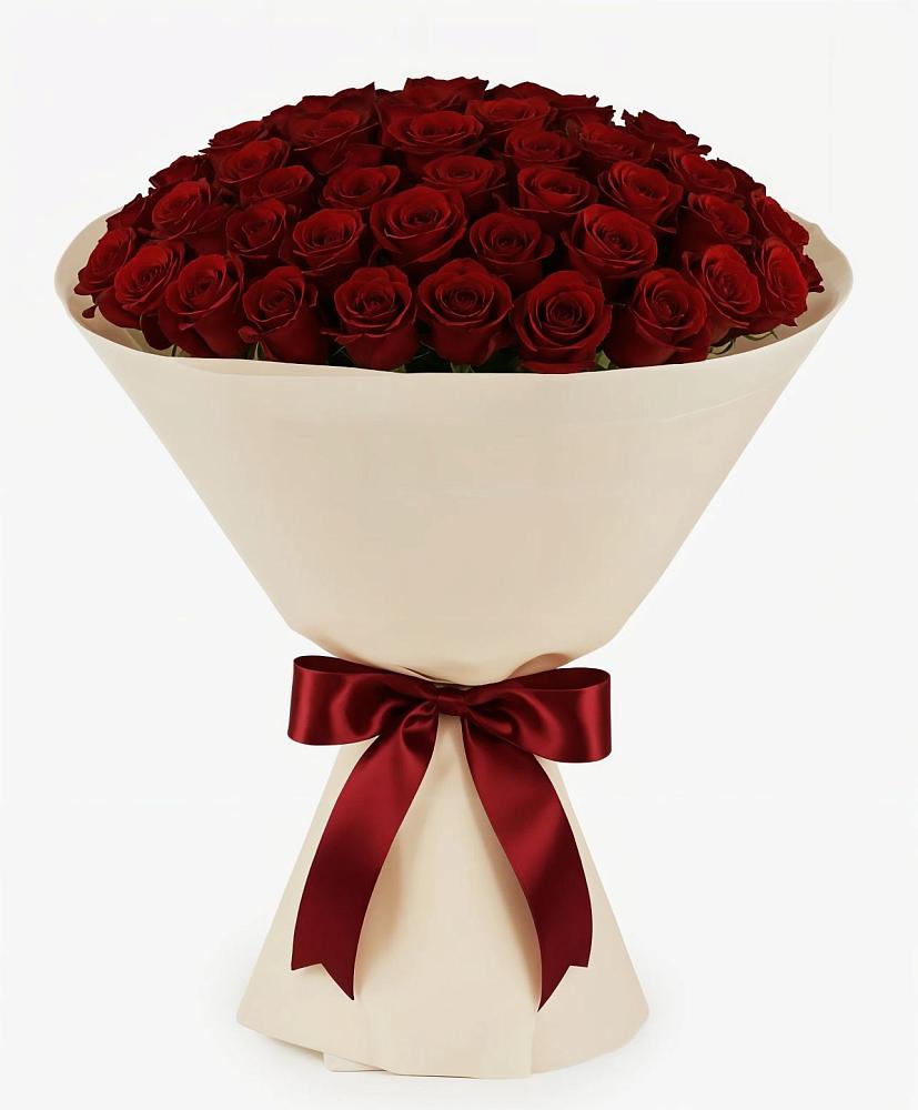 Букет 101 Бордовая роза Блэк Бакарра в Судаке