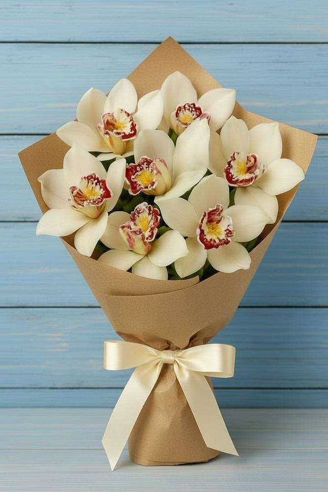 Букет цветов из: Орхидеи и Розы в Судаке